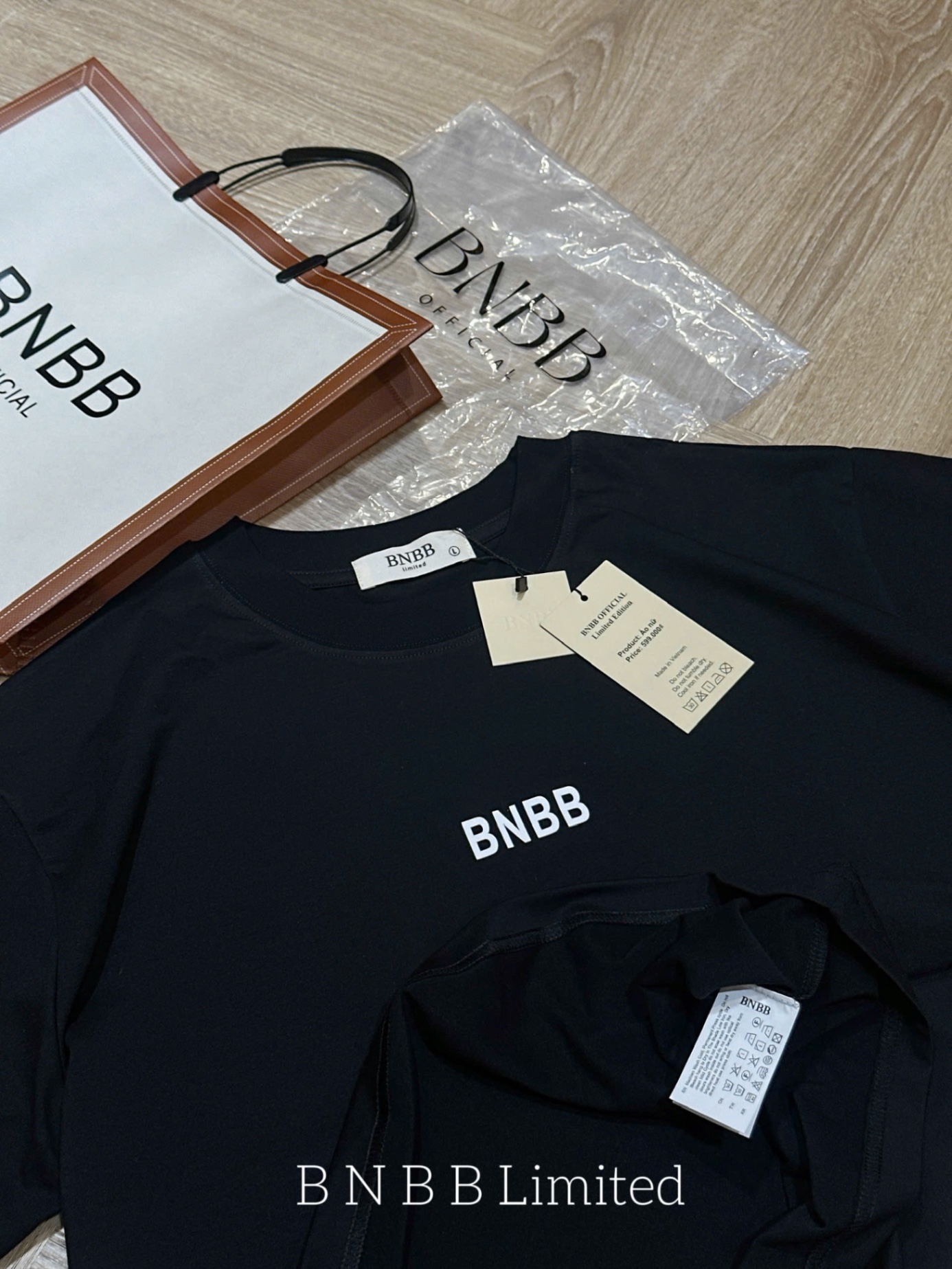 ÁO PULL CỘC ĐEN BNBB BASIC