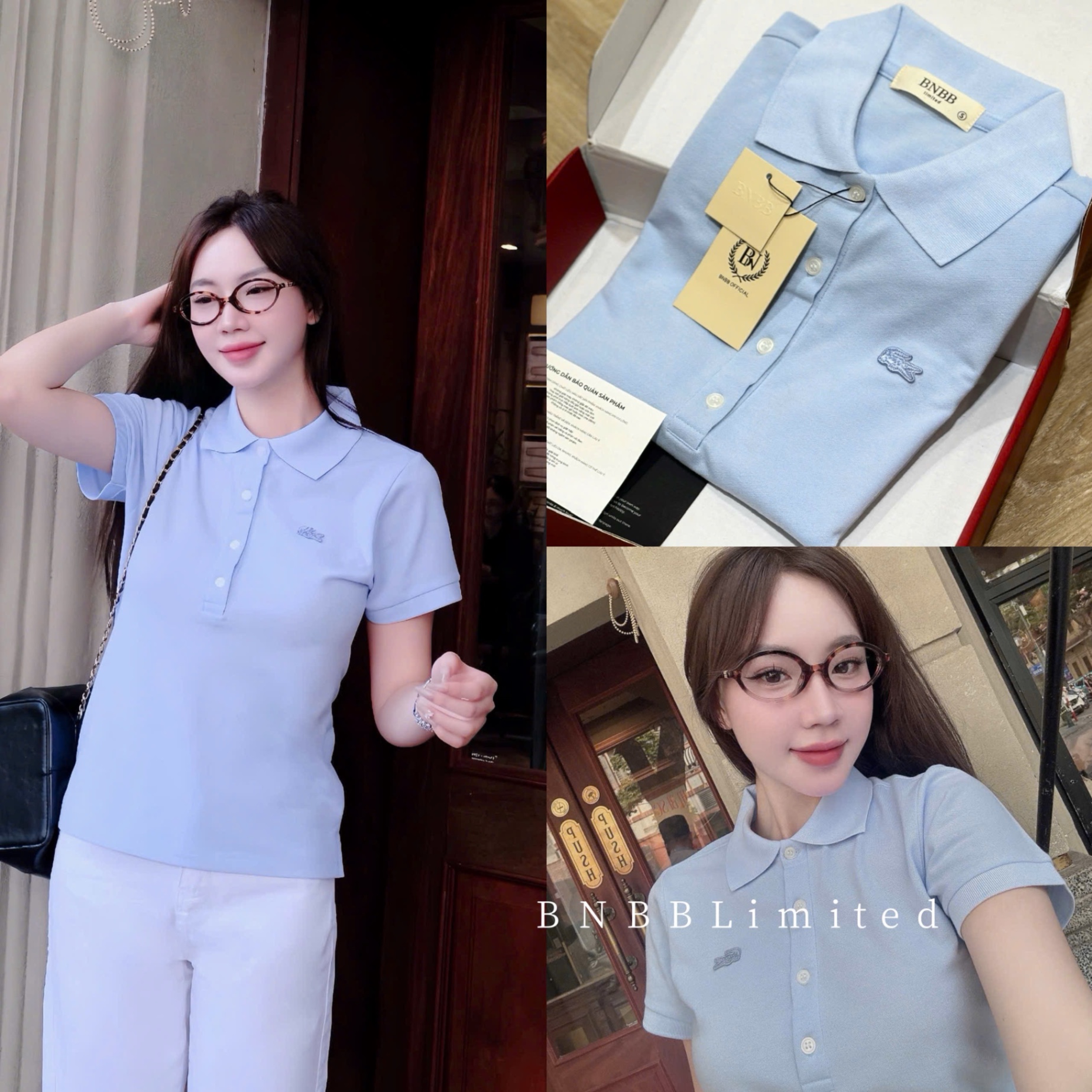 ÁO PULL CỘC XANH CÁ SẤU BNBB