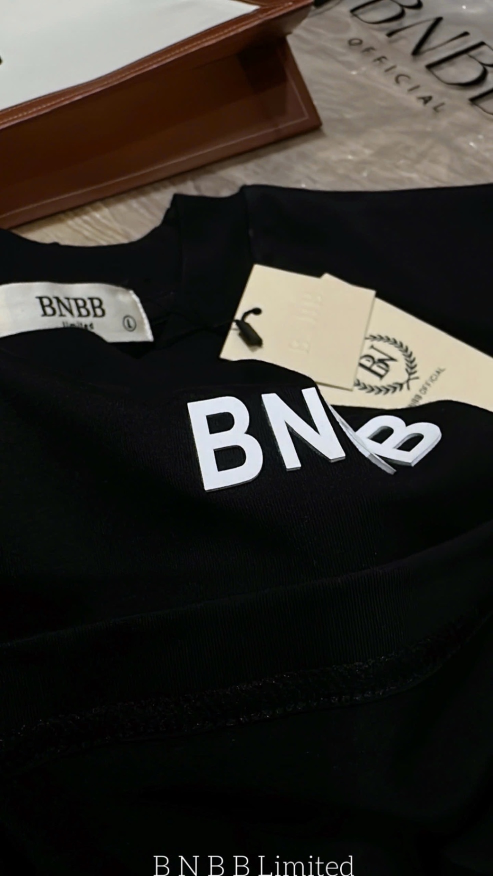ÁO PULL CỘC ĐEN BNBB BASIC