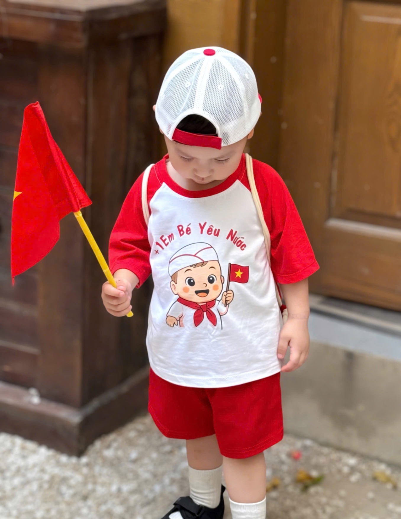 BỘ ĐÙI PHỐI ĐỎ HÌNH LĂNG BÁC CHO BT BF