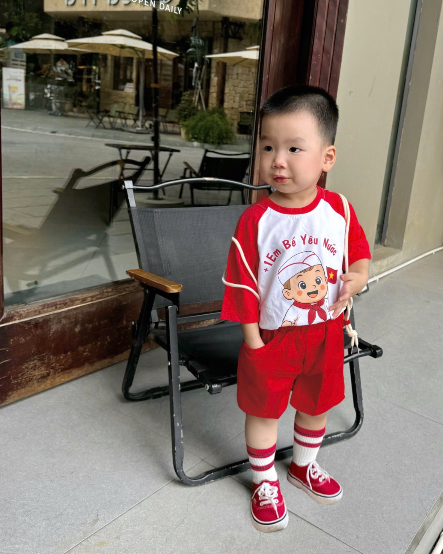 BỘ ĐÙI PHỐI ĐỎ HÌNH LĂNG BÁC CHO BT BF