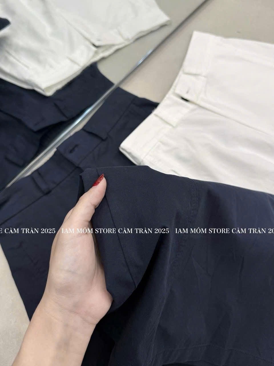 QUẦN KAKI LỤA ỐNG RỘNG 2M THAN TRẮNG