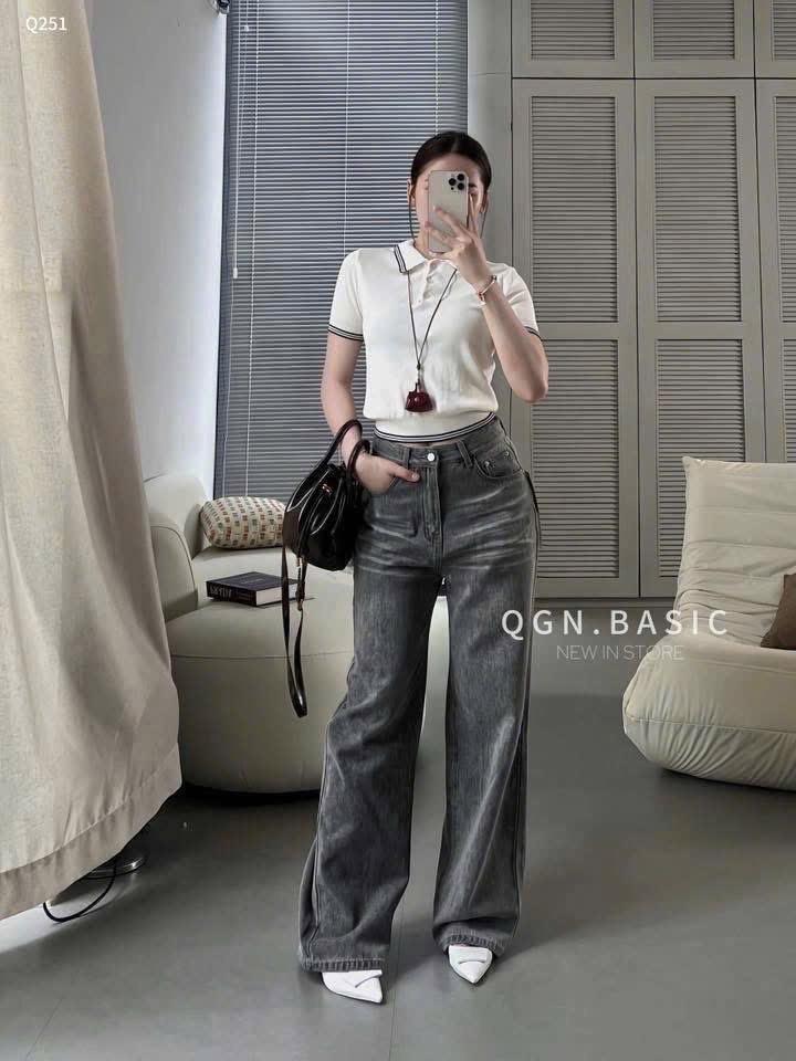 QUẦN JEAN SUÔNG KHÓI TAG DA