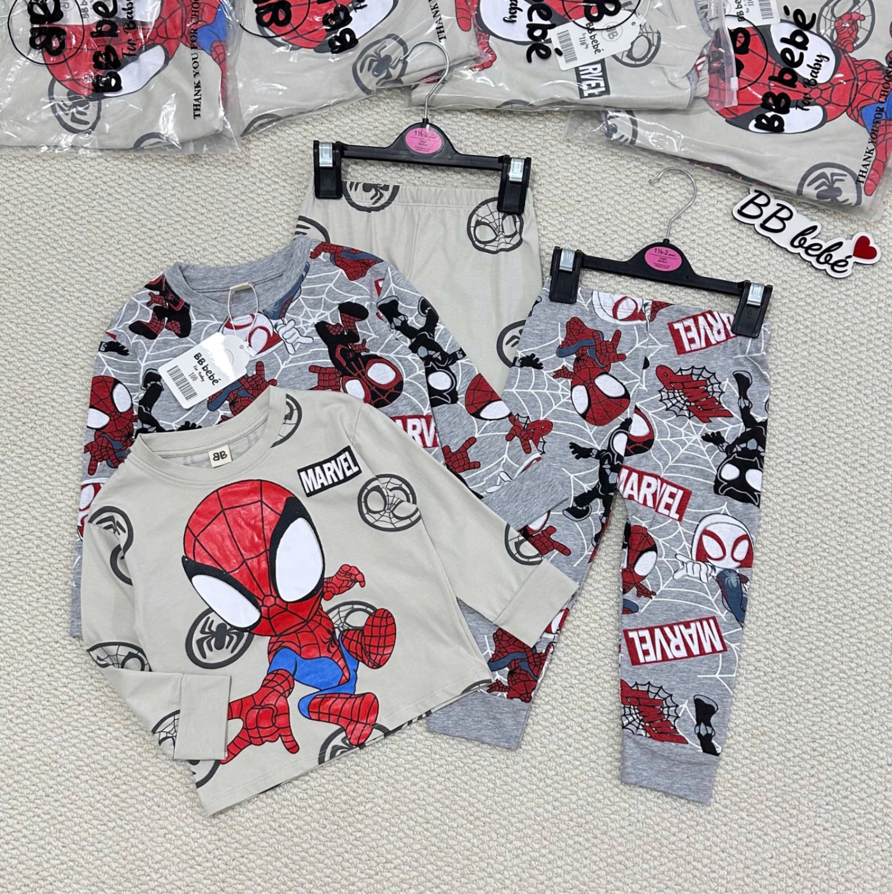SET 2 BỘ CT NGƯỜI NHỆN GHI BE BT DT