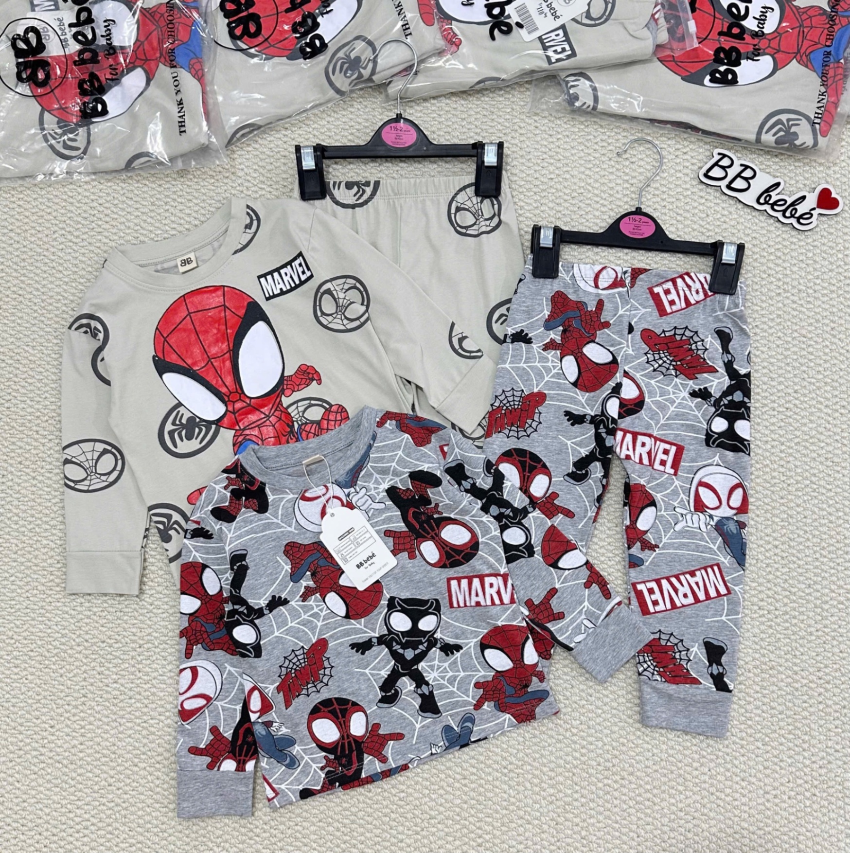 SET 2 BỘ CT NGƯỜI NHỆN GHI BE BT DT