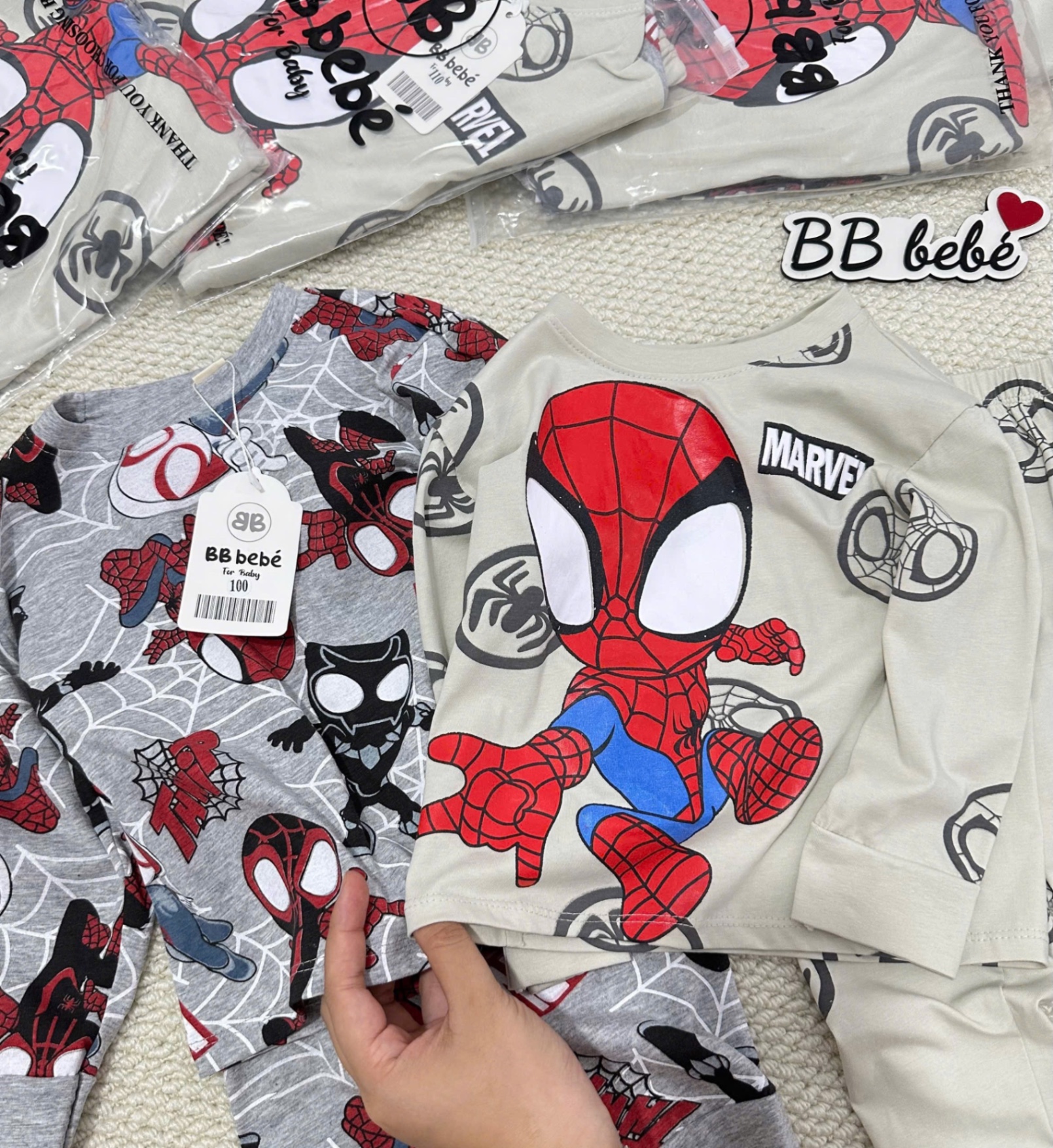 SET 2 BỘ CT NGƯỜI NHỆN GHI BE BT DT