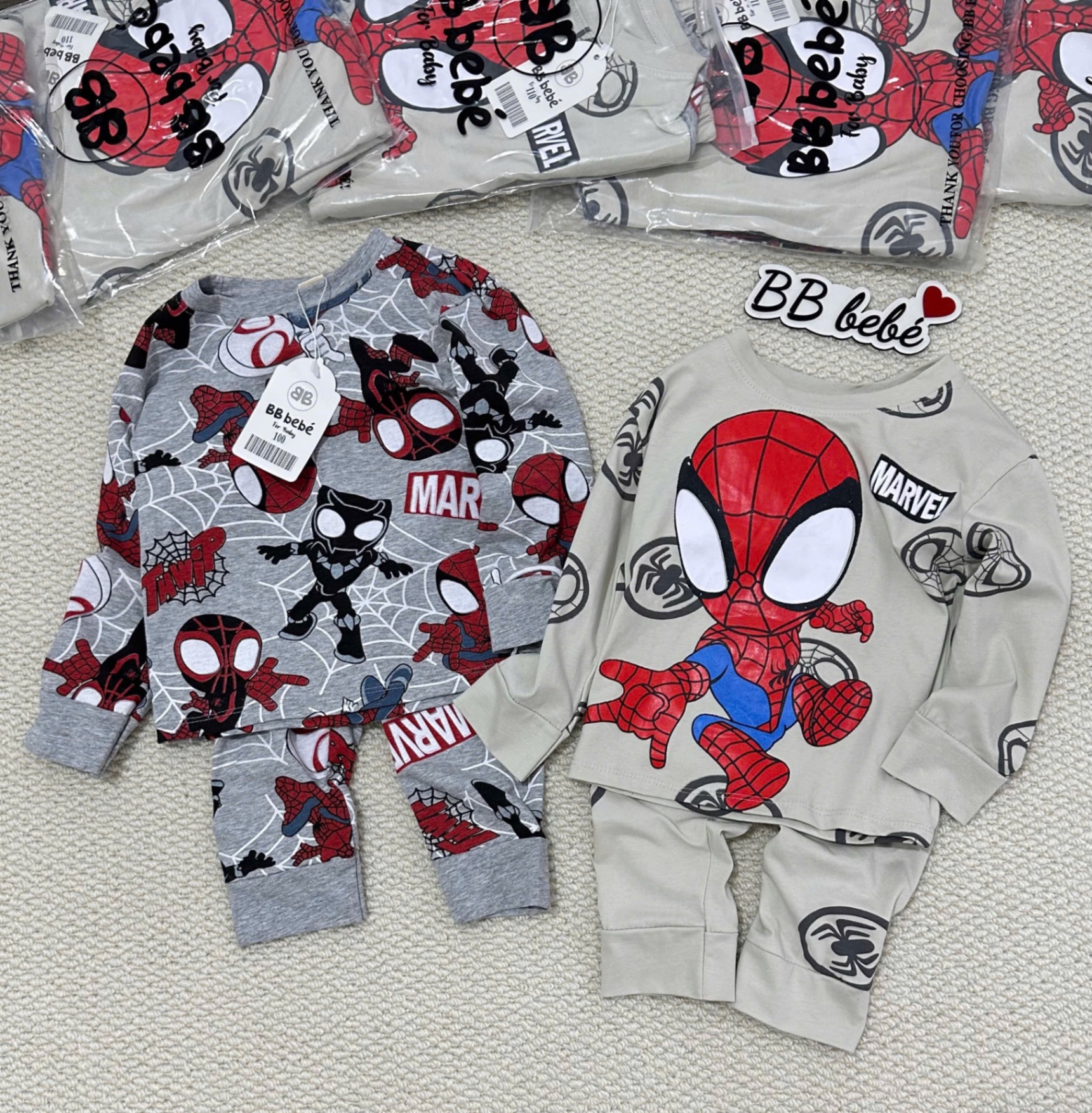 SET 2 BỘ CT NGƯỜI NHỆN GHI BE BT DT