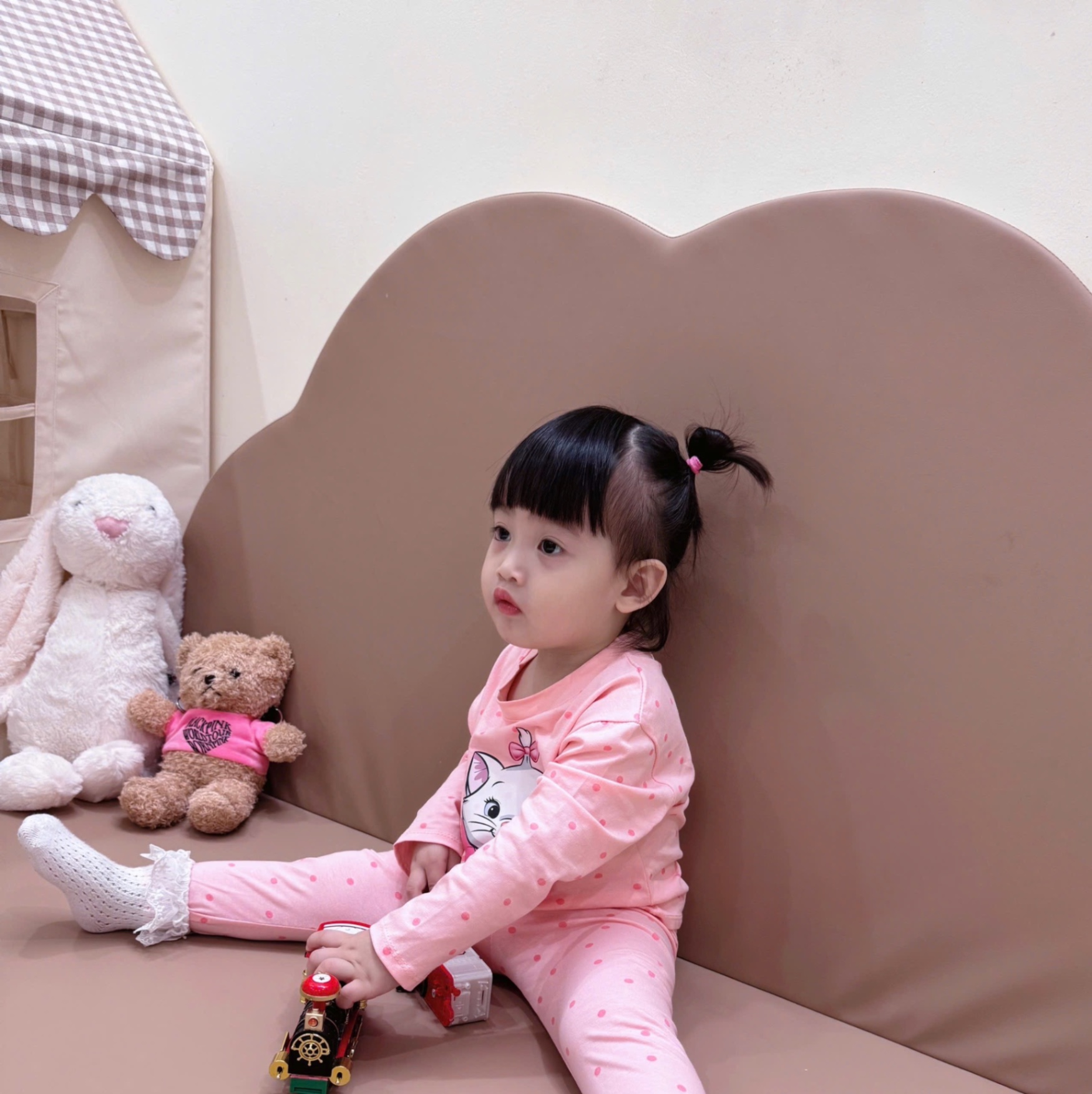 SET 2 BỘ CT DÀI TAY HÌNH MÈO NƠ HỒNG XANH