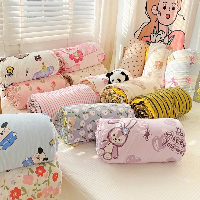 XẢ KHO CHĂN MUSLIN LÓT NỈ