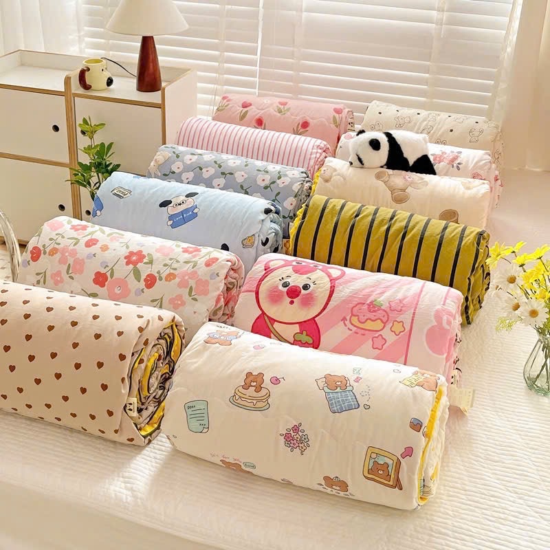 XẢ KHO CHĂN MUSLIN LÓT NỈ