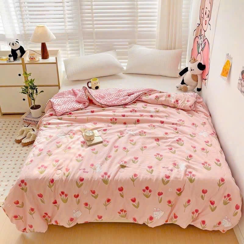 XẢ KHO CHĂN MUSLIN LÓT NỈ