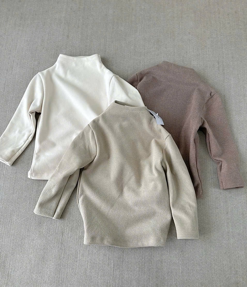 SET 3 ÁO ZIP LÔNG CAO CỔ GIỮ NHIỆT TONE BE
