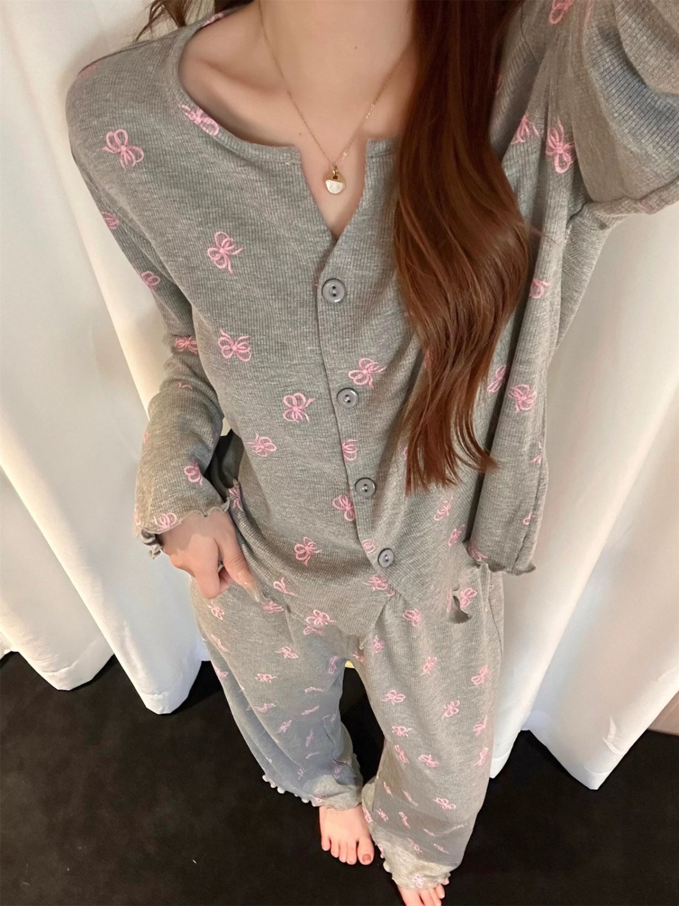 BỘ TĂM XÁM HÌNH NƠ DT