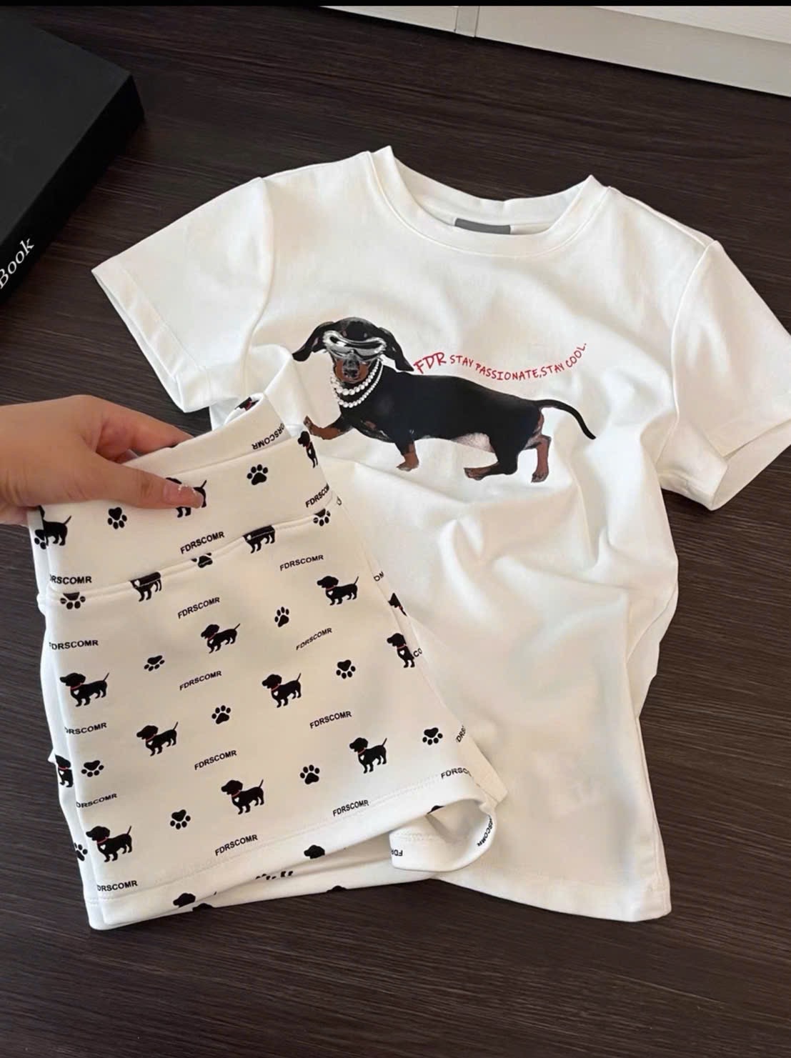 XẢ KHO BỘ ĐÙI HINH CUN TRẮNG QUẦN IN TRÀN