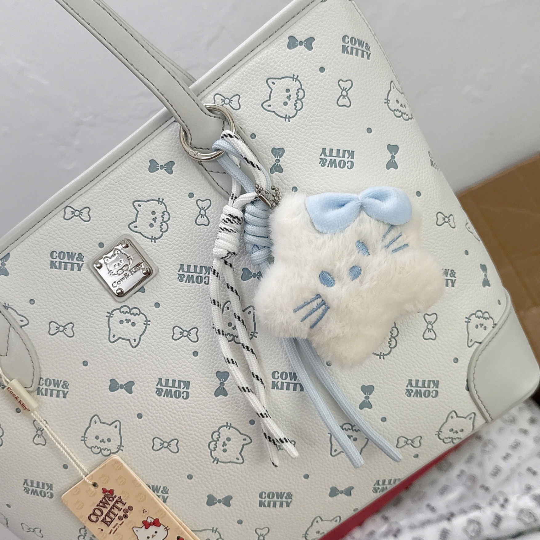 M8022 - TÚI XÁCH COW KITTY KÈM HỘP BIGSIZE