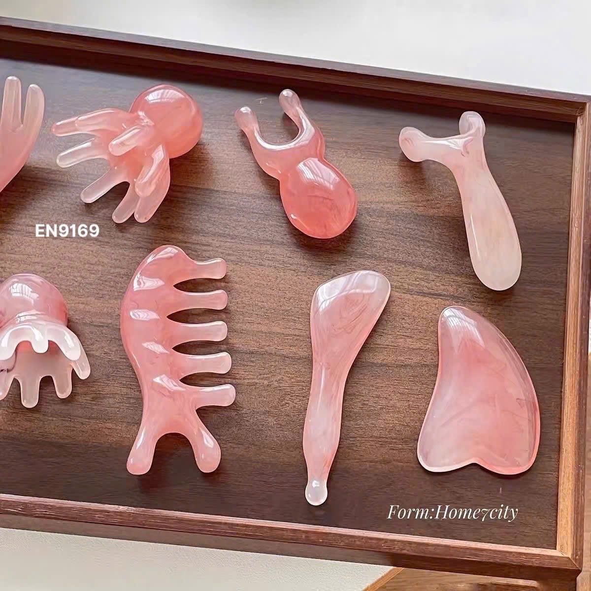 SÉT LƯỢC GÃI ĐẦU ĐÁ HỒNG