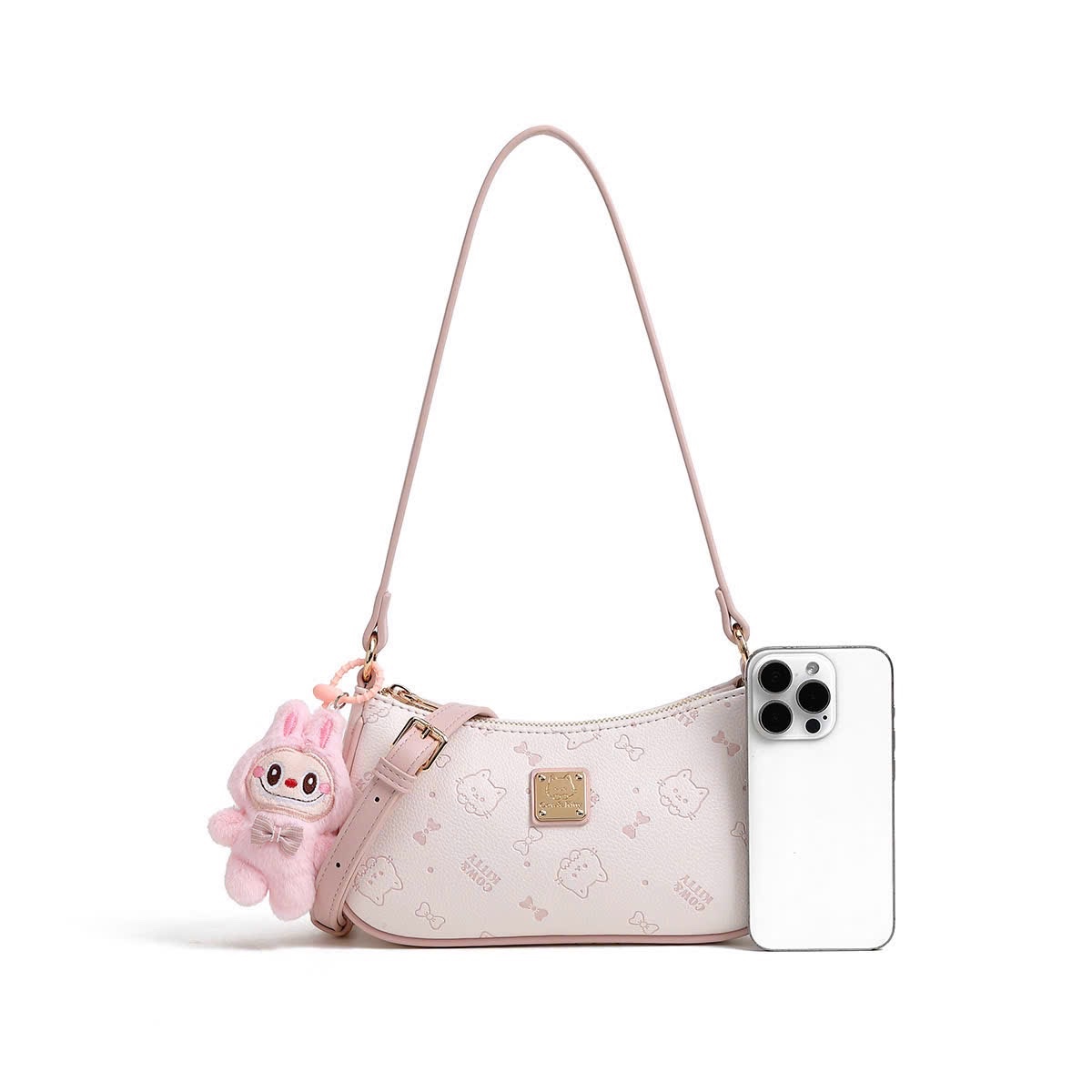 M8062 - TÚI KẸP NÁCH COW KITTY HỒNG fullbox