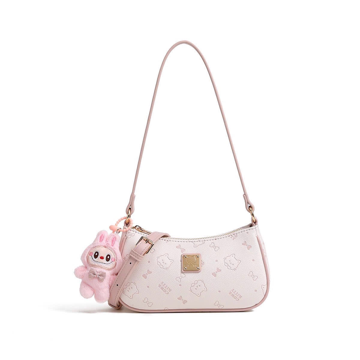 M8062 - TÚI KẸP NÁCH COW KITTY HỒNG fullbox