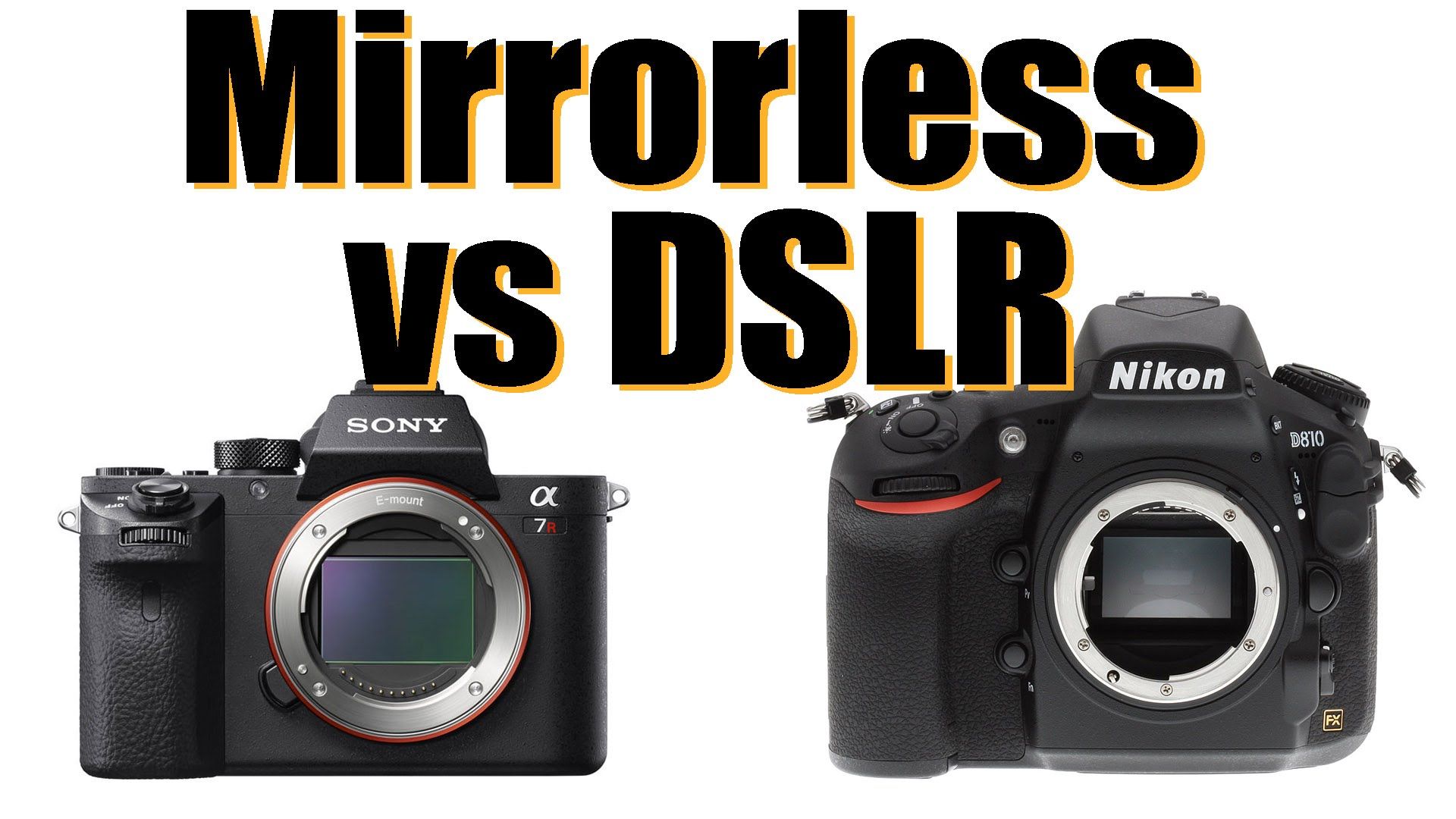 Máy ảnh DSRL hay Mirrorless???