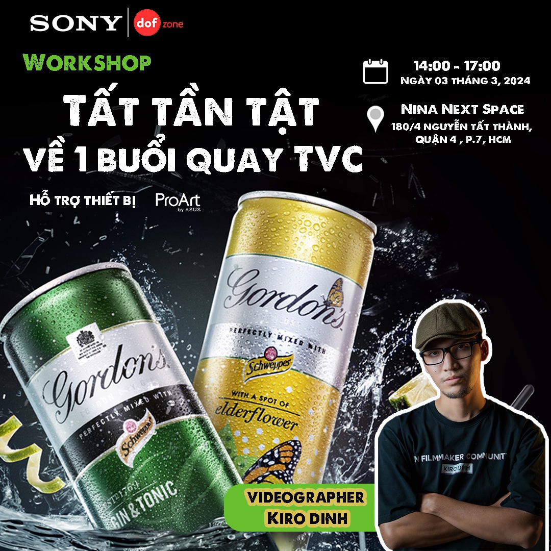 WORKSHOP OFFLINE TẤT TẦN TẬT VỀ 1 BUỔI QUAY TVC