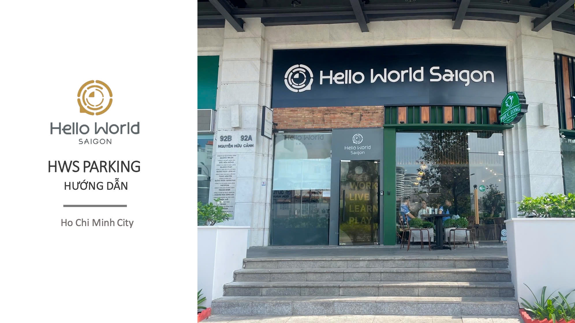 Hướng dẫn gửi xe tham dự Workshop cùng DOF.zone tại Hello World Sài Gòn