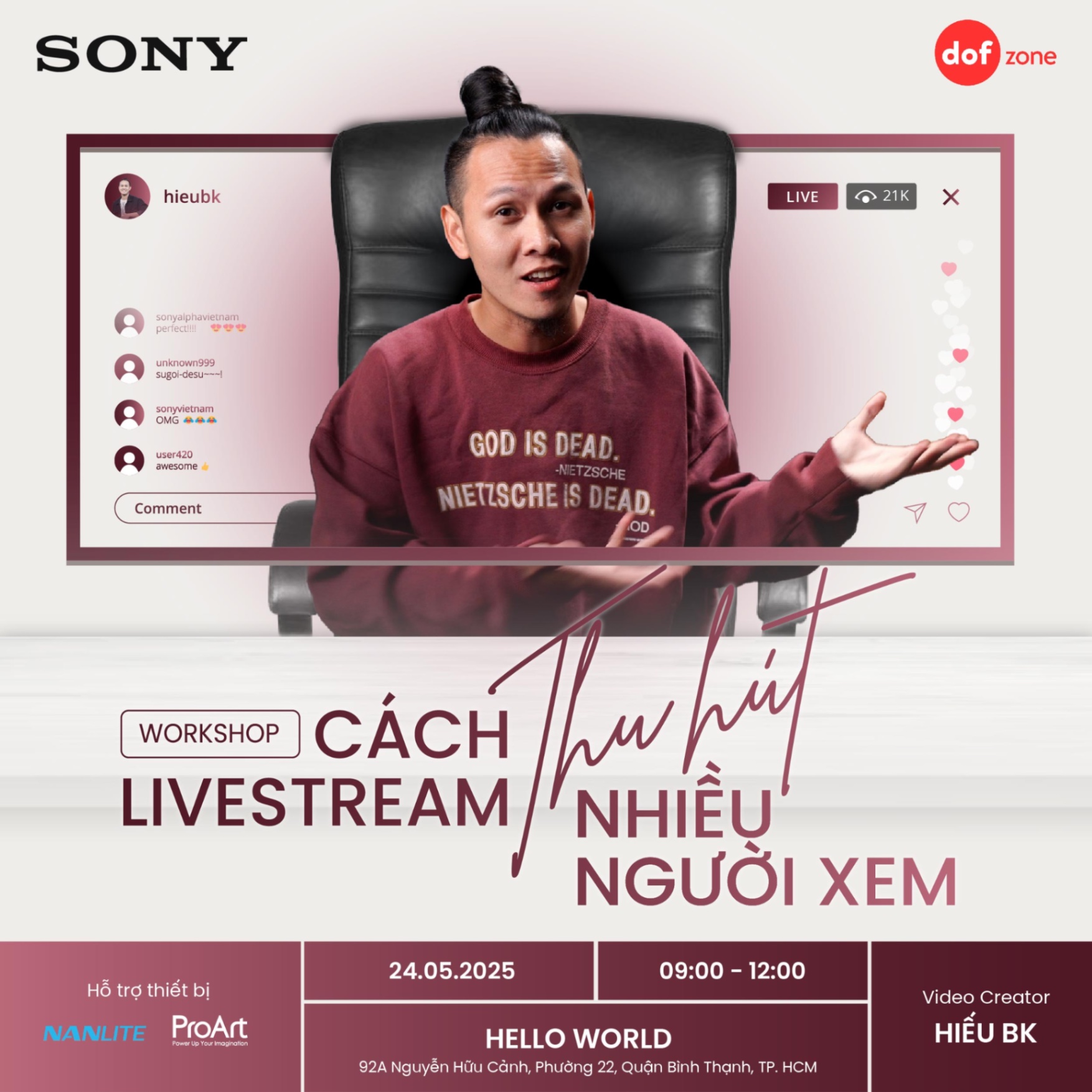 🎥 WORKSHOP SIÊU CHẤT CHO DÂN LIVESTREAM