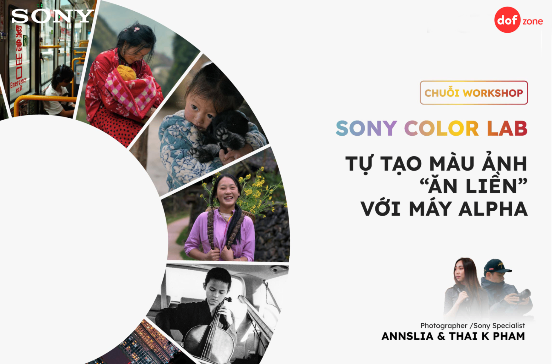 WORKSHOP SONY COLOR LAB - TỰ TAY TẠO CHẤT ẢNH CỦA RIÊNG BẠN