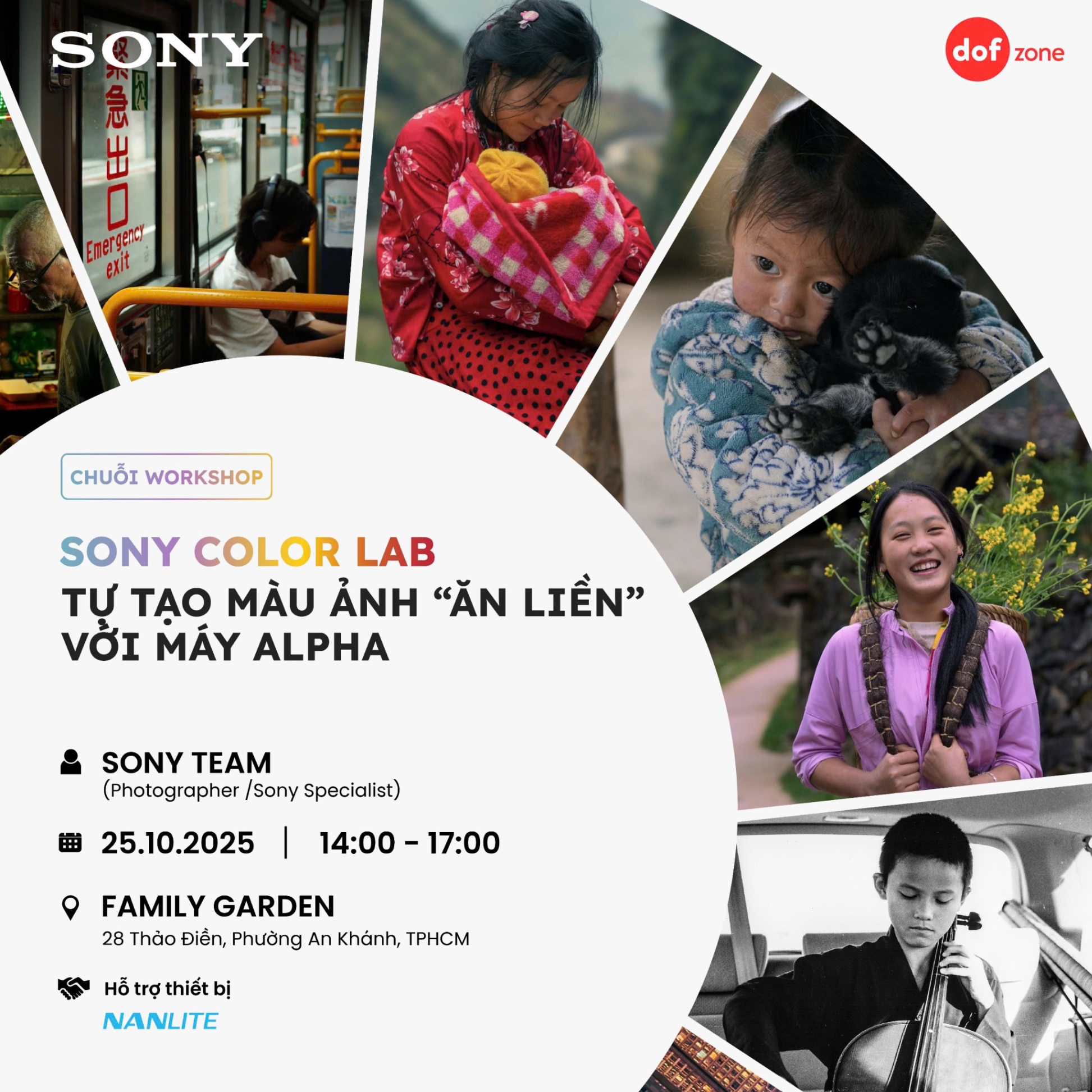 WORKSHOP SONY COLOR LAB - TỰ TAY TẠO CHẤT ẢNH CỦA RIÊNG BẠN