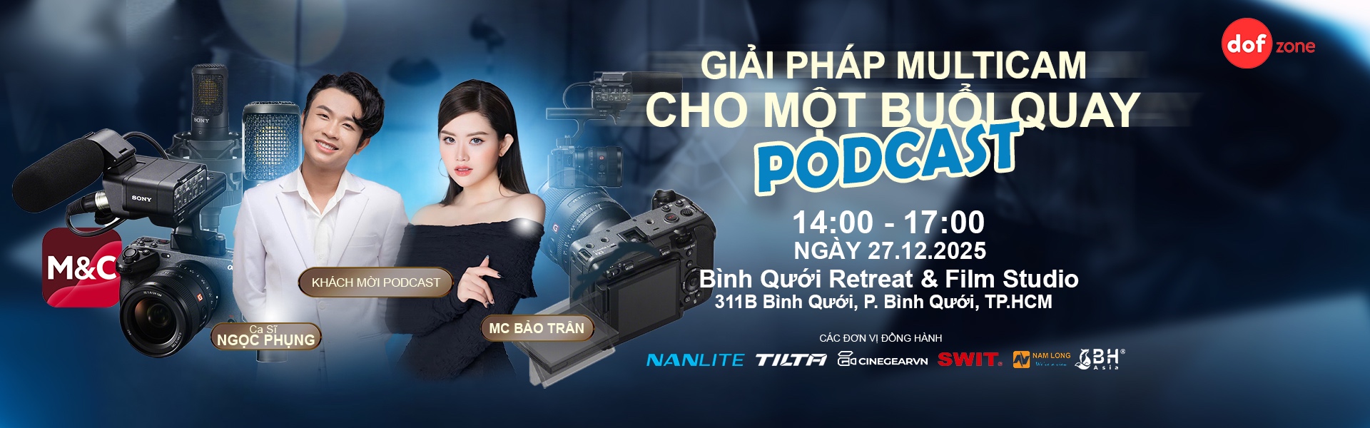 Workshop: Giải Pháp Multicam Cho Một Buổi Quay Podcast
