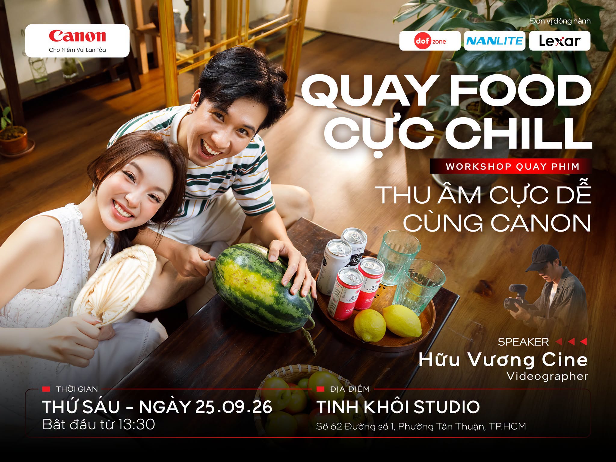 WORKSHOP QUAY FOOD CỰC CHILL CÙNG CANON
