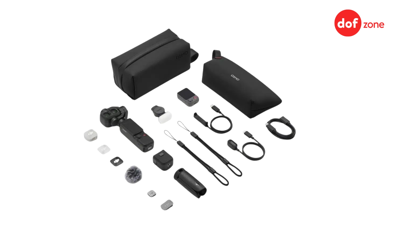 Các phụ kiện trong combo DJI Osmo Pocket 4 Pro