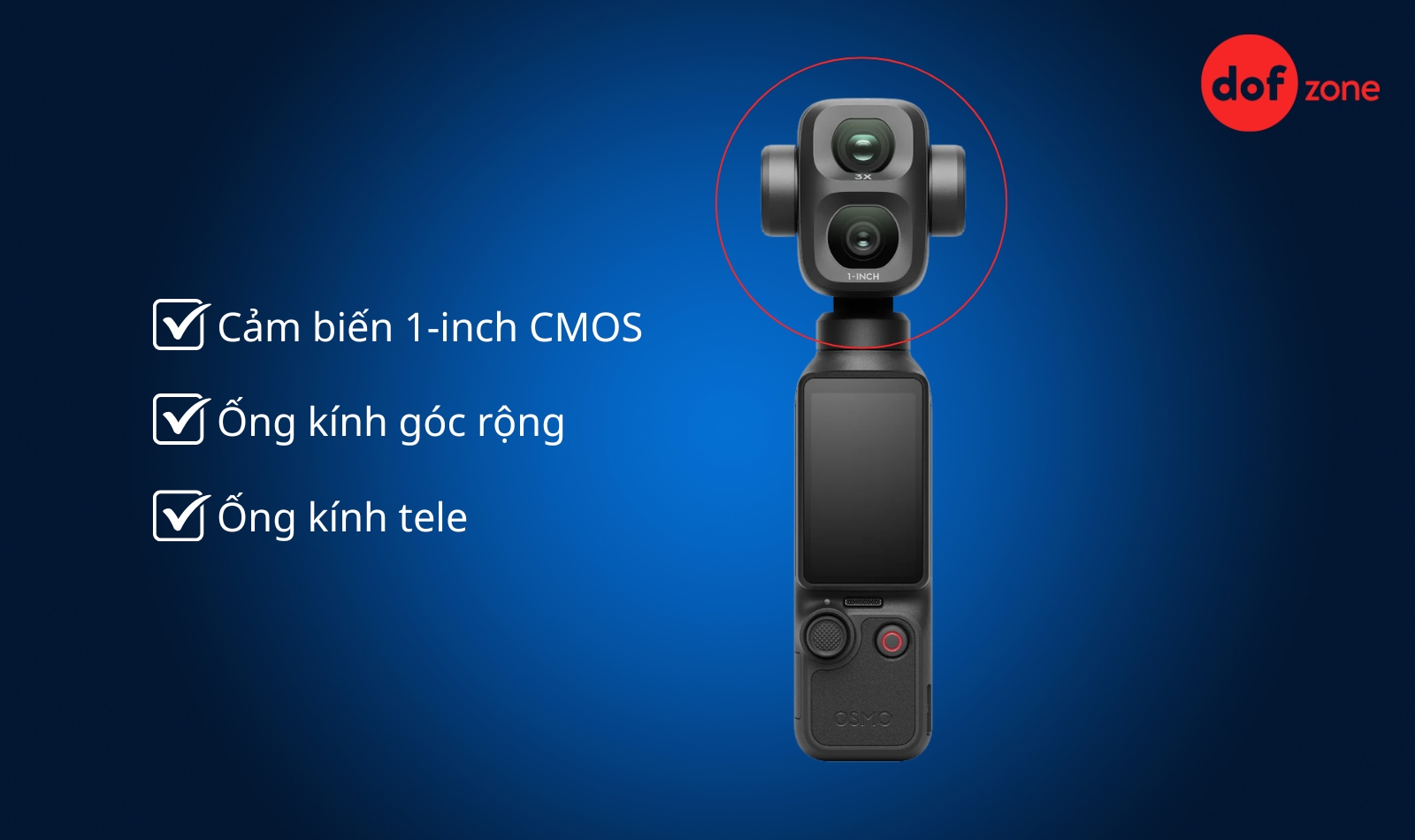 Osmo Pocket 4 Pro trang bị cảm biến và camera cải tiến so với phiên bản cũ