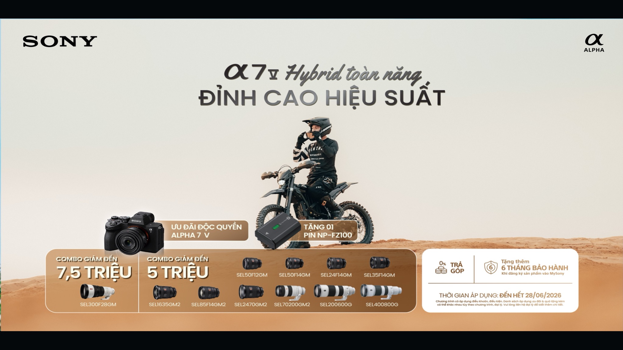 Sony tháng 05 7m5