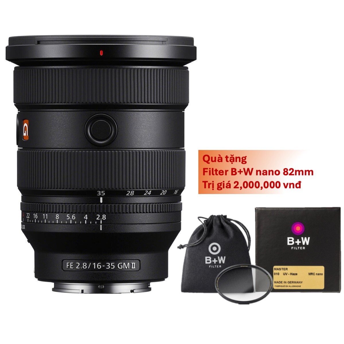 Sony FE 16-35mm F2.8 GM II (SEL1635GM) | (Chính Hãng) Giá Tốt Sony FE 16-35mm F2.8 GM II (SEL1635GM) | (Chính Hãng) Giá Tốt