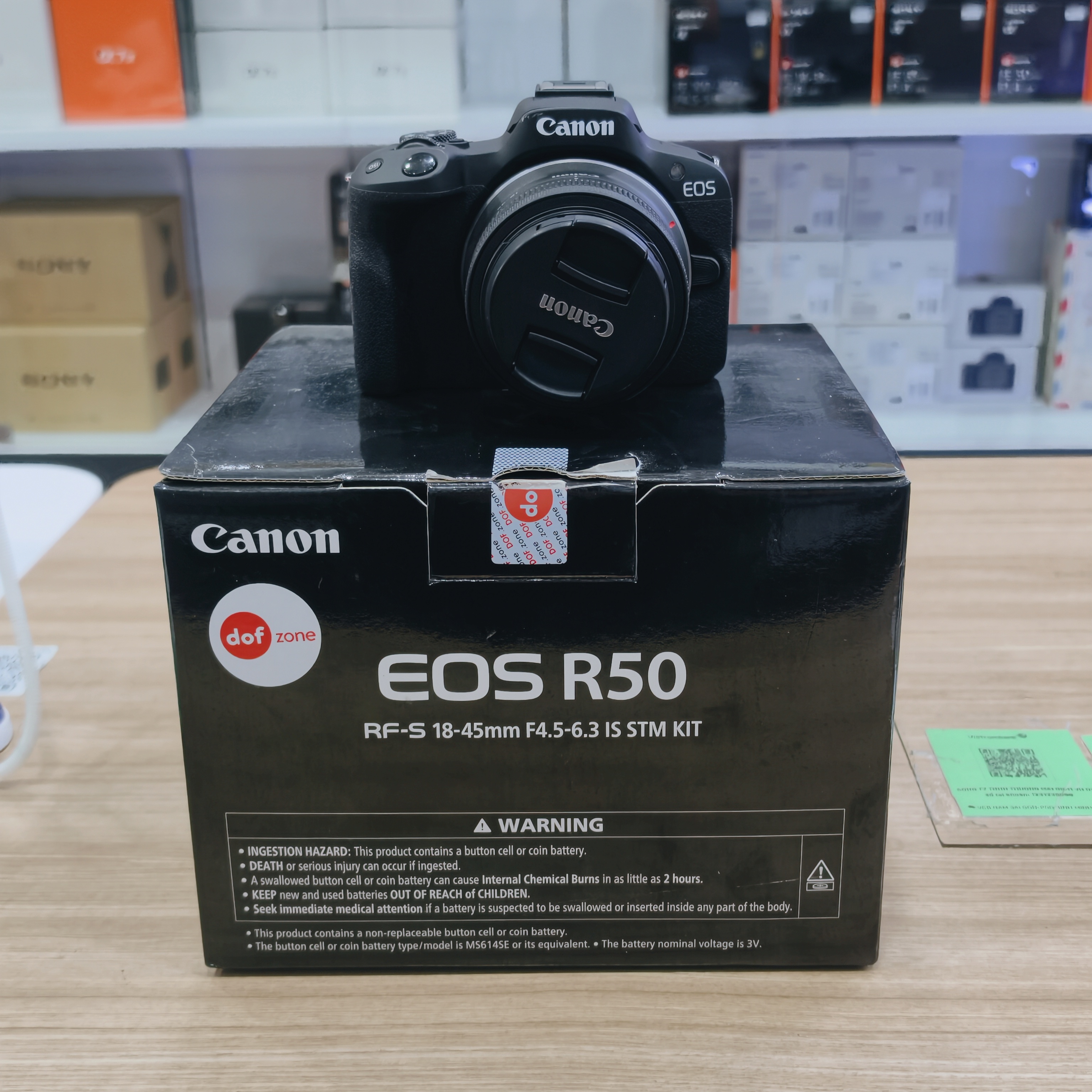 Canon EOS R50 + Kit RF-S 18-45mm F4.5-6.3 IS STM cũ Mã SP 9702 0496