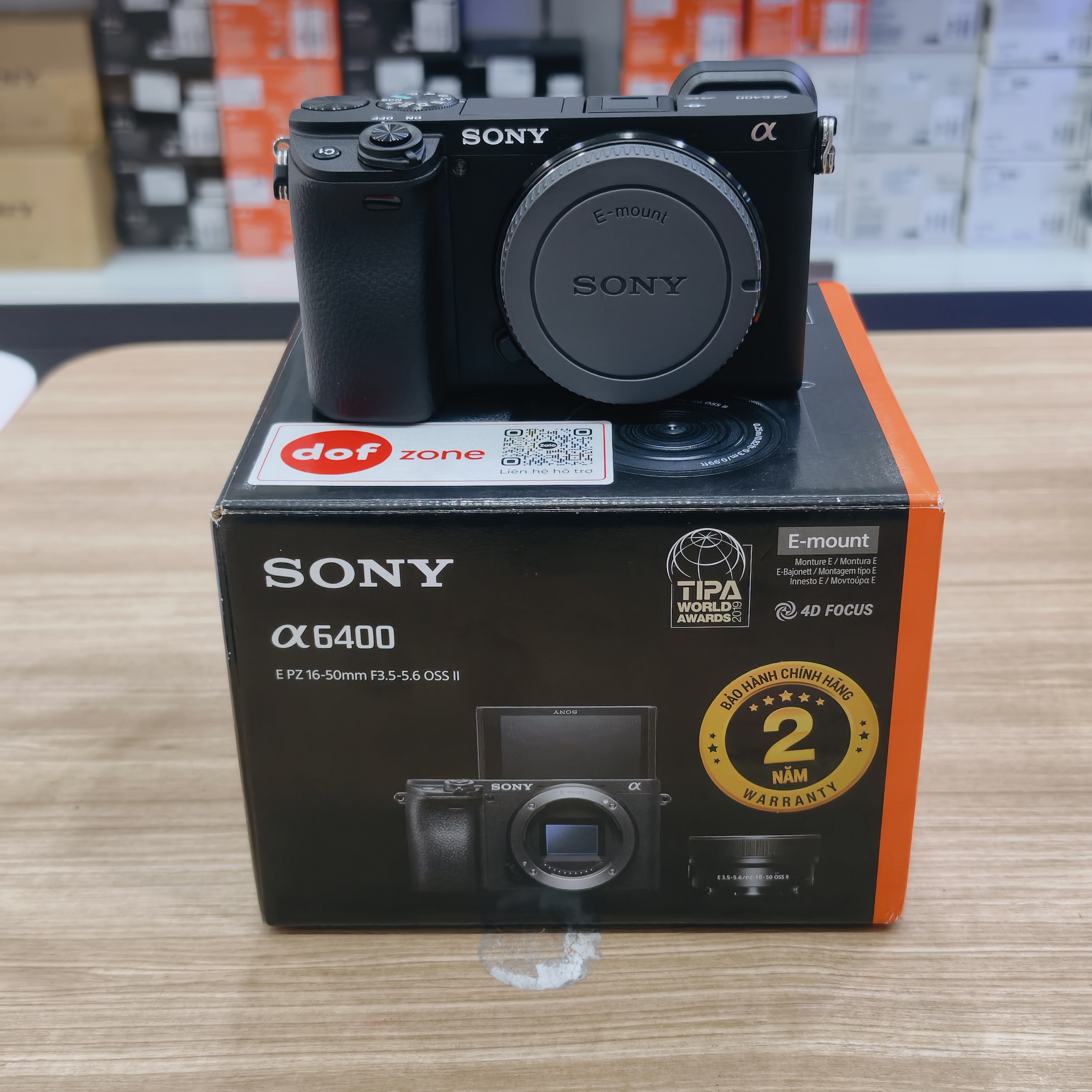 Máy ảnh Sony A6400 + Kit 16-50 đời II cũ Mã SP 6554 4543