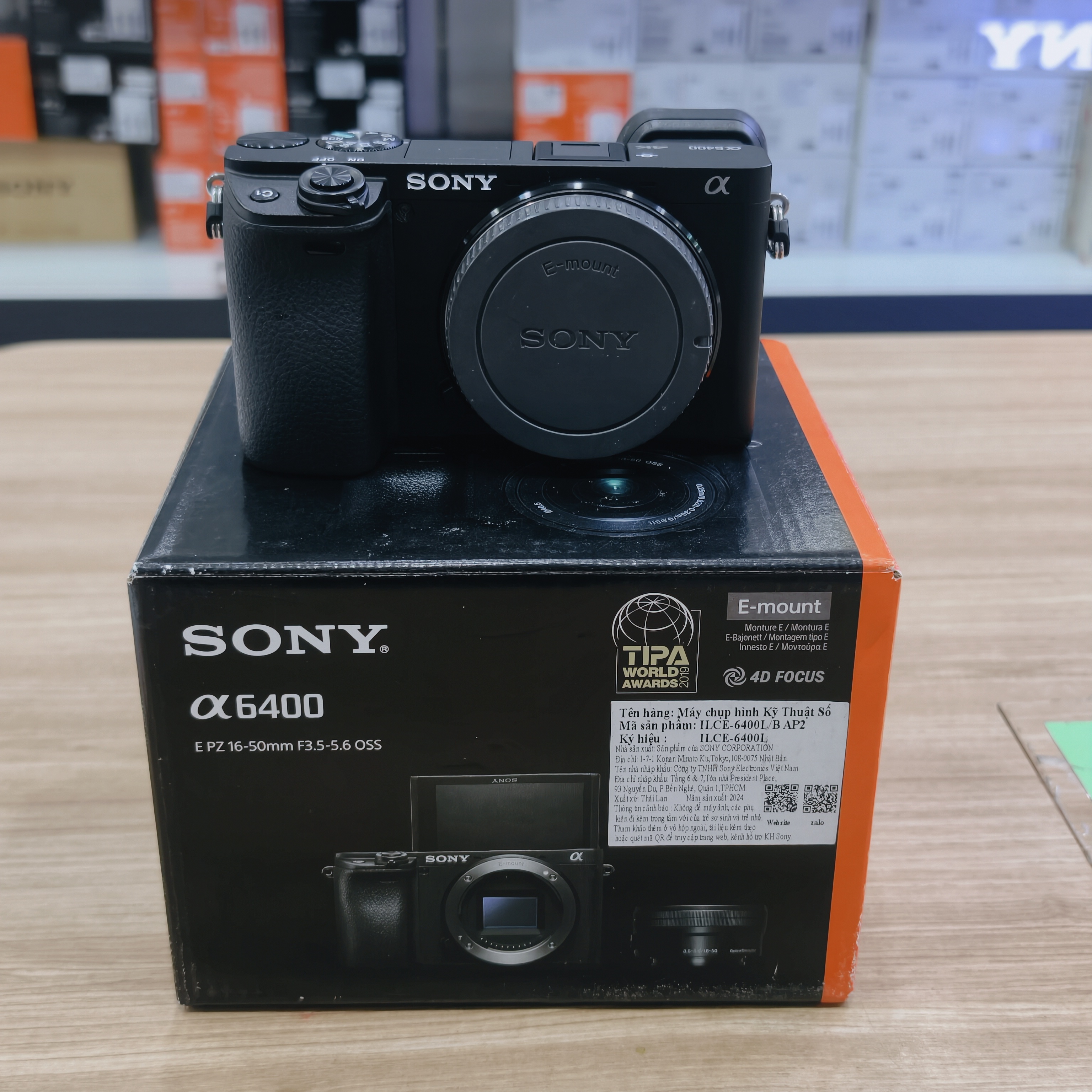 Máy ảnh Sony A6400 body đen cũ Mã SP 9501