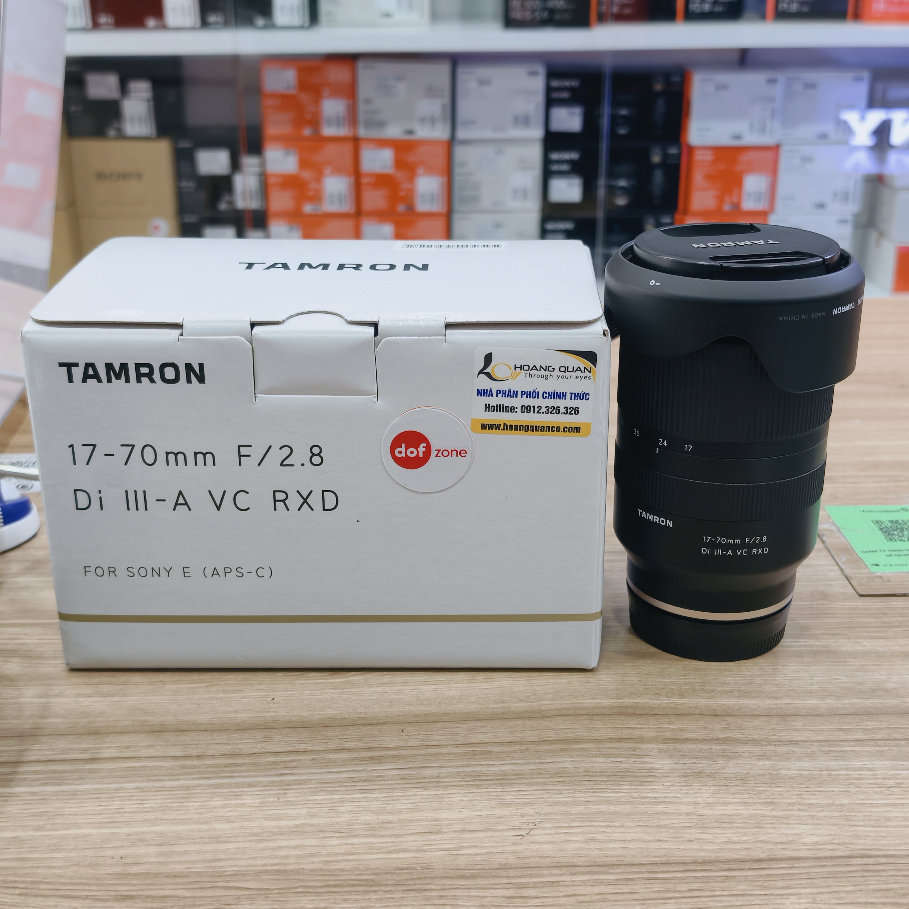 Ống Kính Tamron 17-70mm F2.8 Di III-A VC RXD for Sony cũ Mã SP 8427