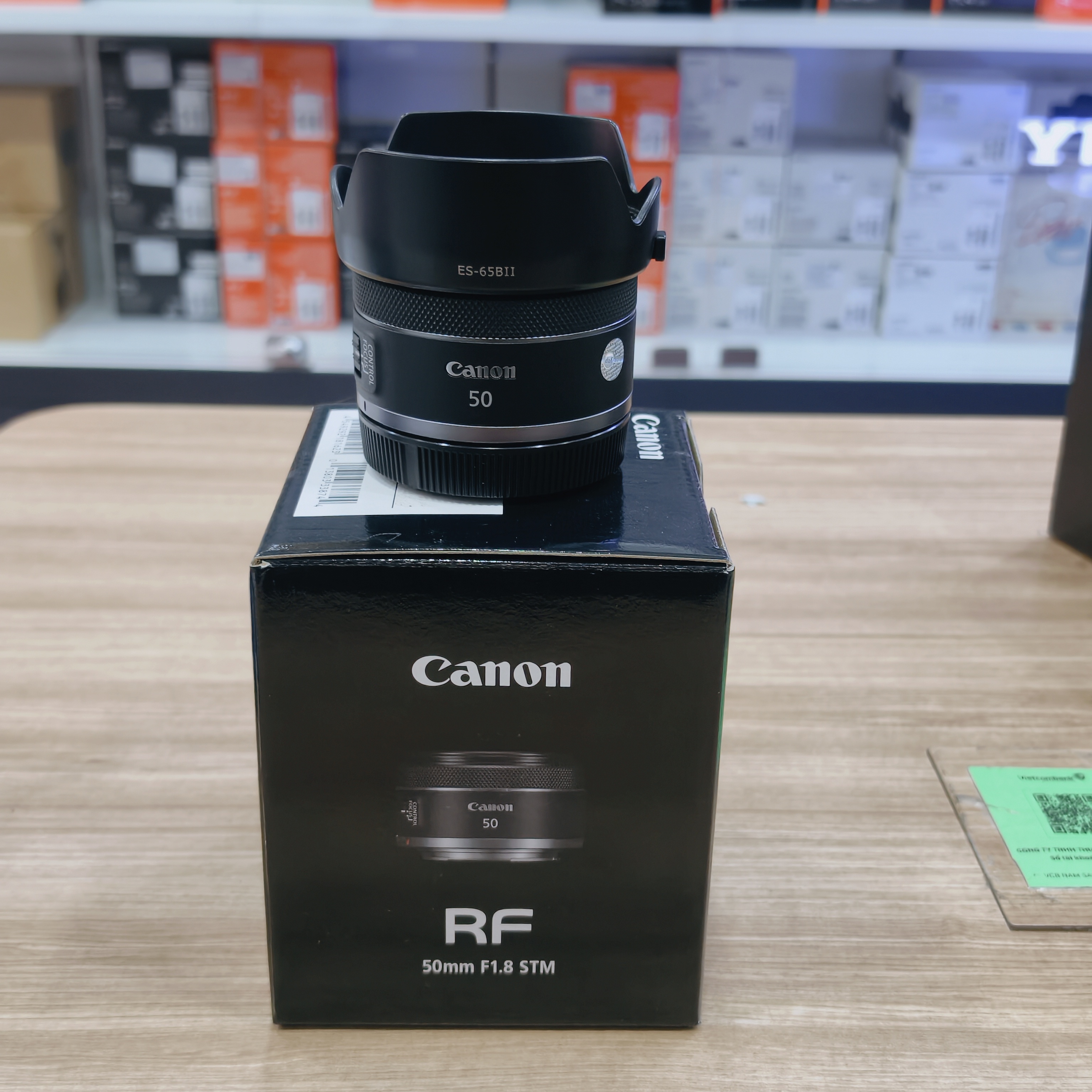 Ống kính Canon RF 50mm F1.8 STM cũ Mã SP 3038