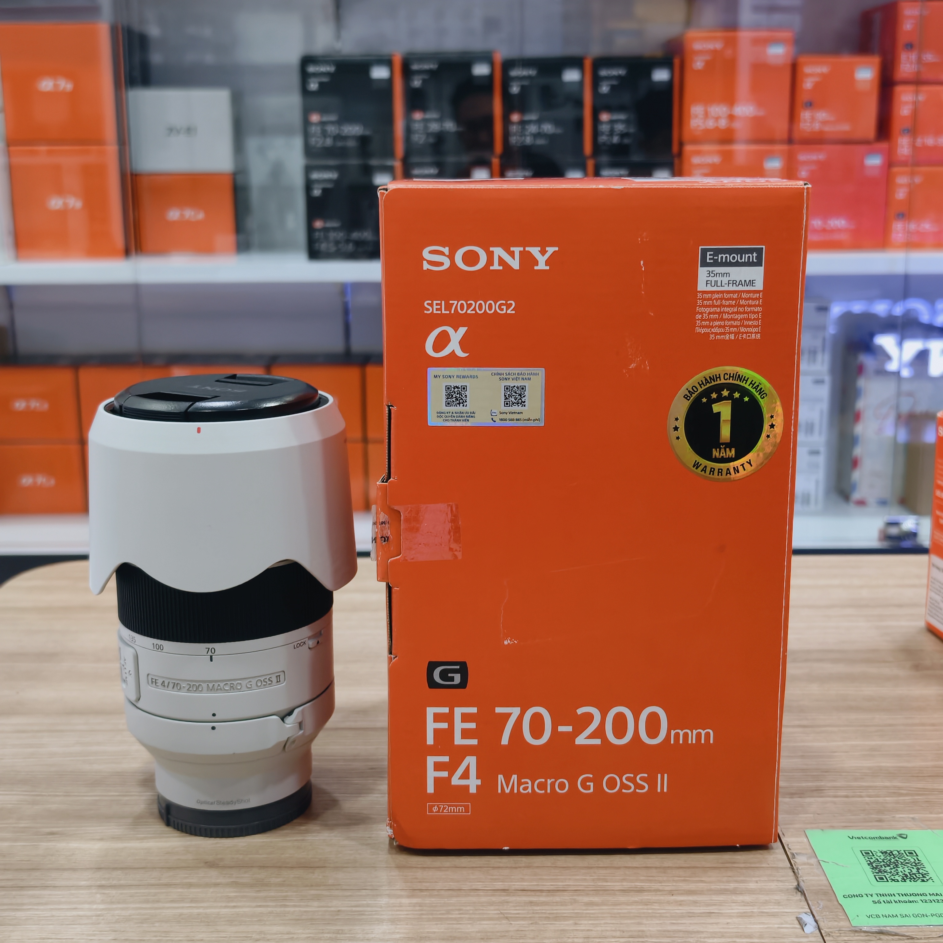 Ống kính FE 70-200mm F4 Macro G OSS Ⅱ cũ Mã SP 2585