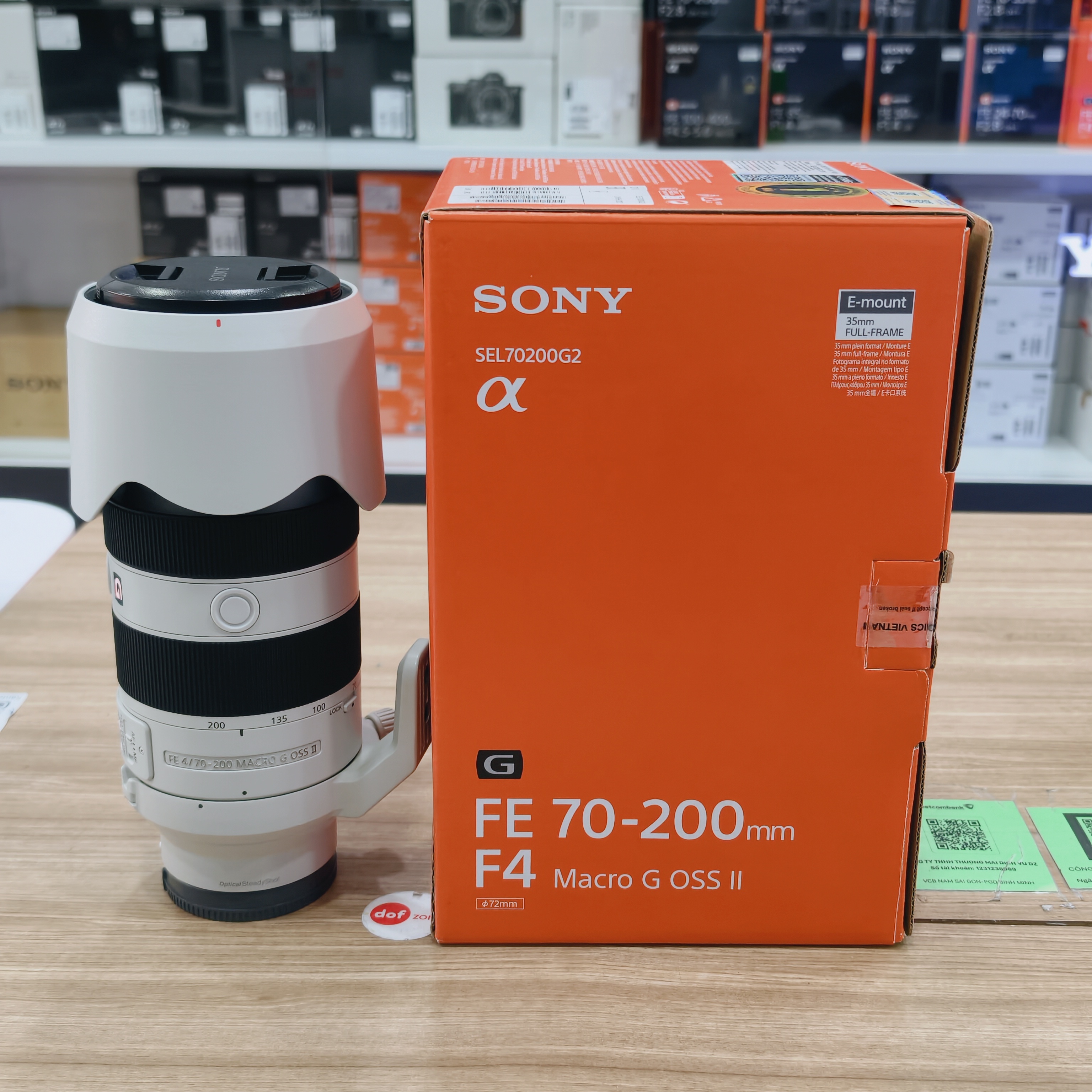 Ống kính FE 70-200mm F4 Macro G OSS Ⅱ cũ Mã SP 9066