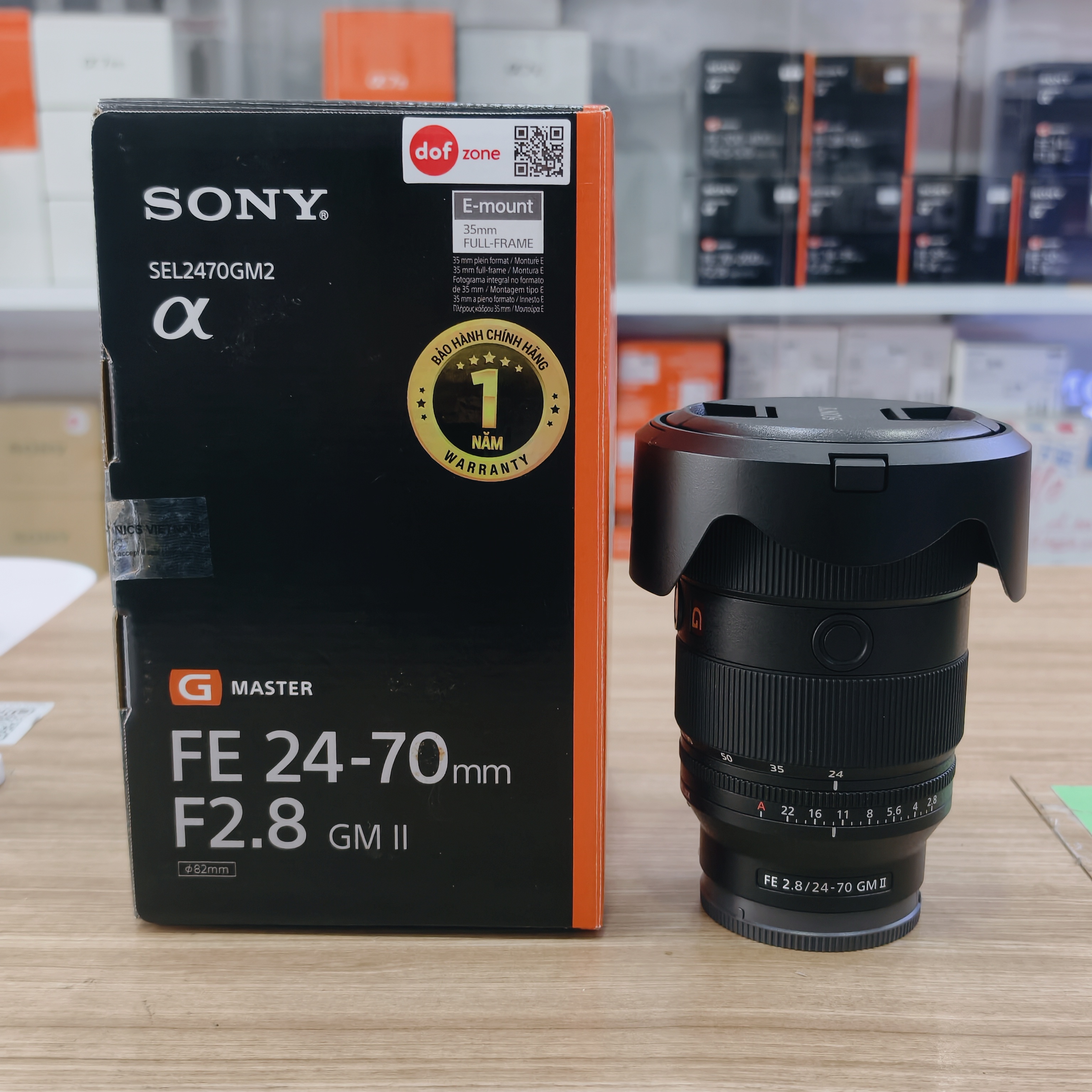 Ống kính Sony FE 24-70mm F2.8 GM II cũ Mã SP 6261