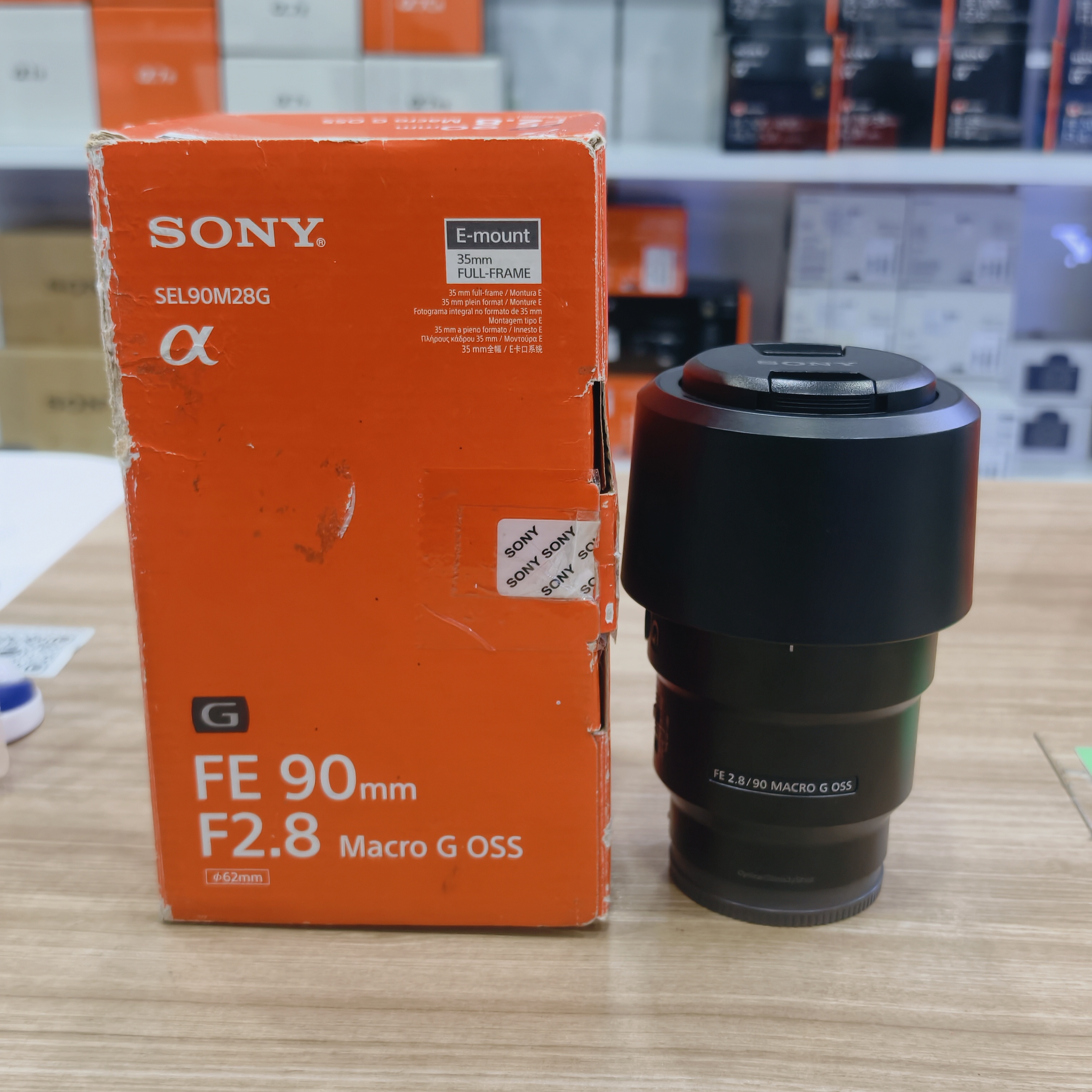 Ống kính Sony FE 90mm F2.8 macro cũ Mã SP 1131