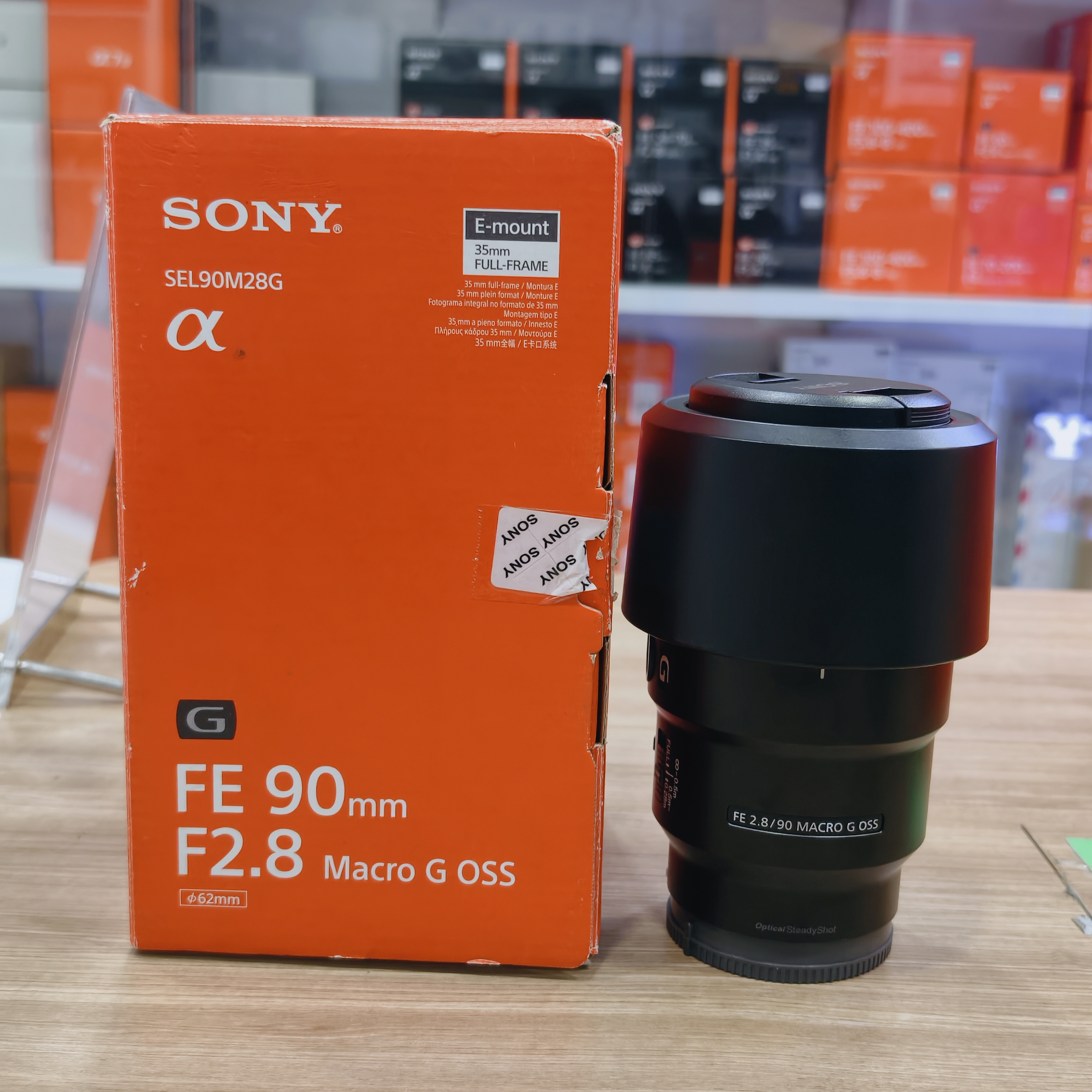 Ống kính Sony FE 90mm F2.8 macro cũ Mã SP 1147