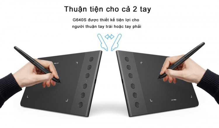 Bảng Vẽ Điện Tử XP-Pen Star G640S Tương Thích Thiết Bị Android Lực Nhấn 8192 Kèm 20 Ngòi Dự Phòng