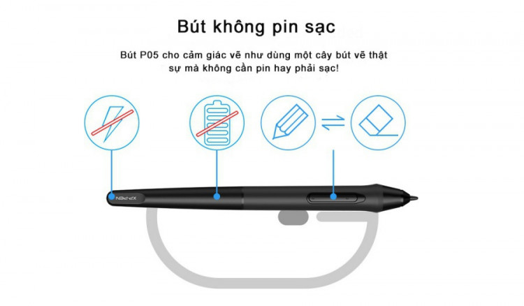 Bảng Vẽ Điện Tử XP-Pen Star G640S Tương Thích Thiết Bị Android Lực Nhấn 8192 Kèm 20 Ngòi Dự Phòng