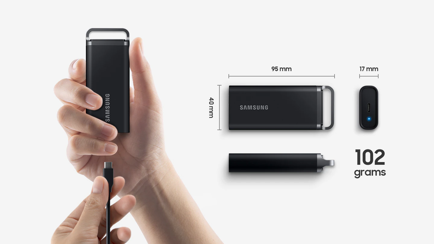 Ổ cứng di động SSD Samsung T5 Portable 4TB MU-PH4T0S/WW - Chính hãng