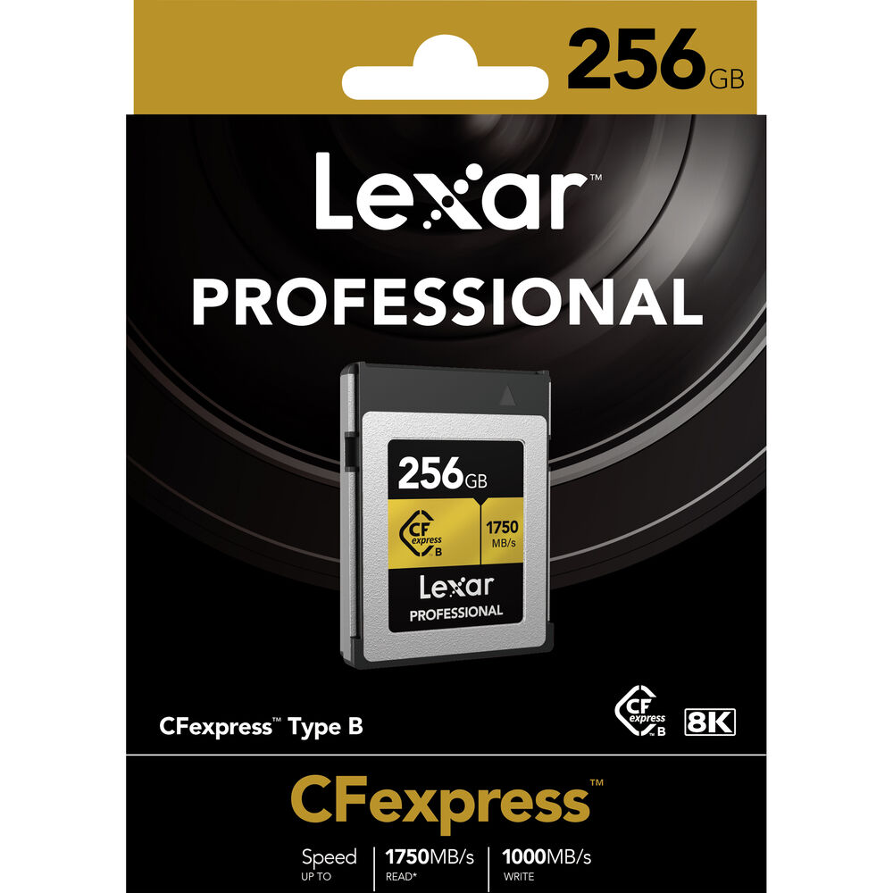 Thẻ nhớ CFexpress Lexar Professional 256GB Type B GOLD Series.1