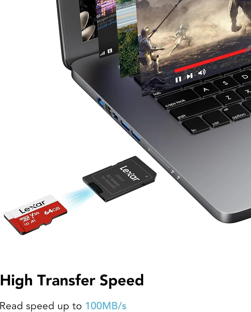 Thẻ nhớ MicroSD Lexar 64GB (mã LMSESXX064G)