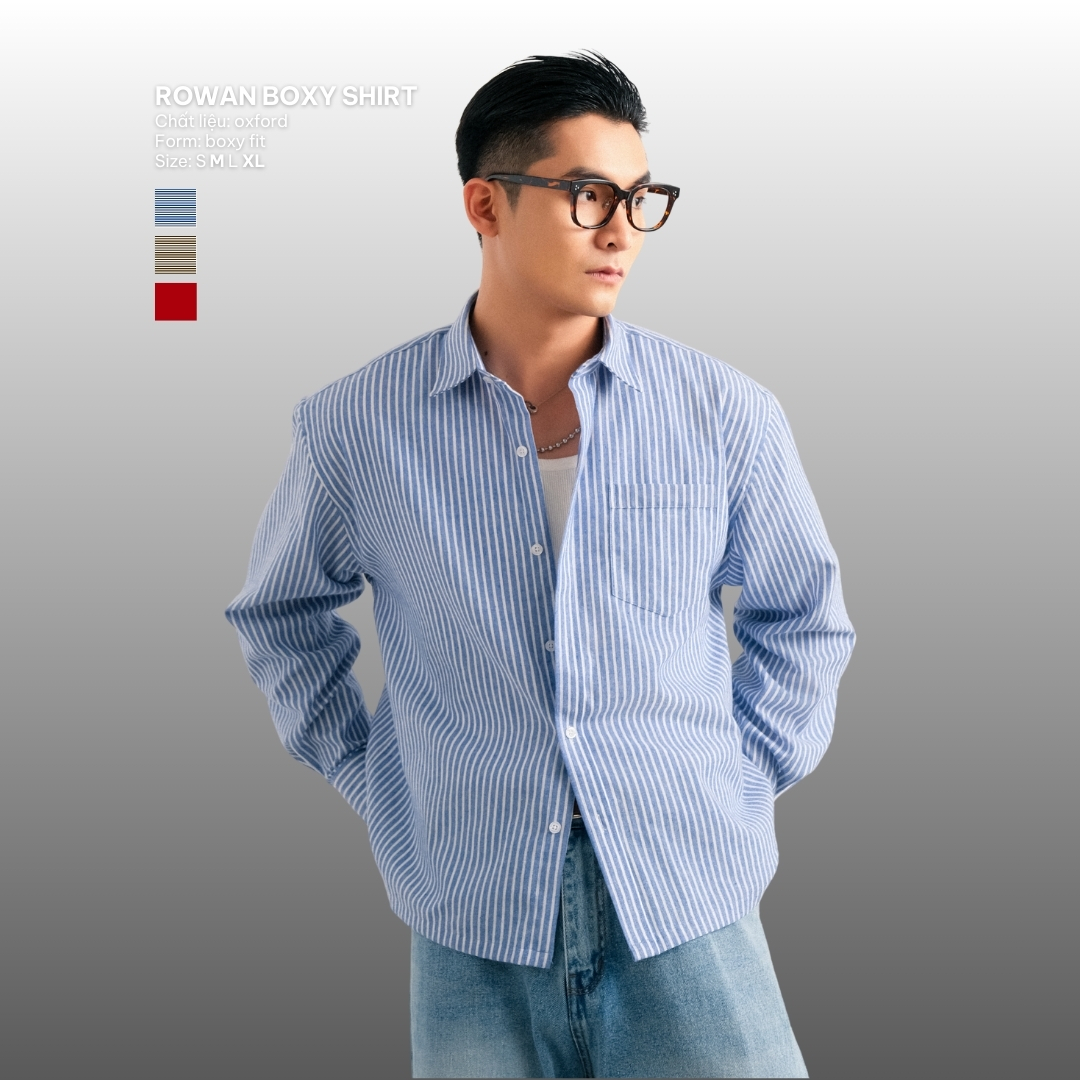 Áo Sơ Mi Dài Tay Linen Dáng Ngắn